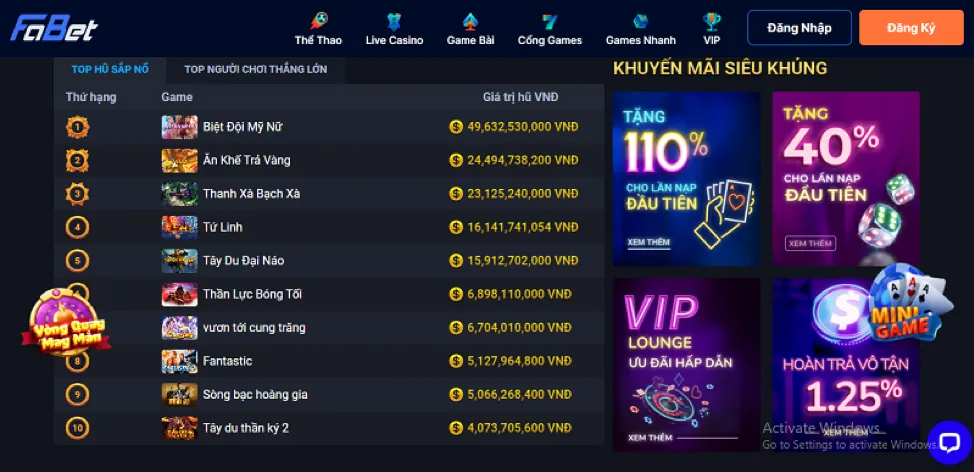 Thưởng chào mừng khi nạp tiền lần đầu tại open 88 app